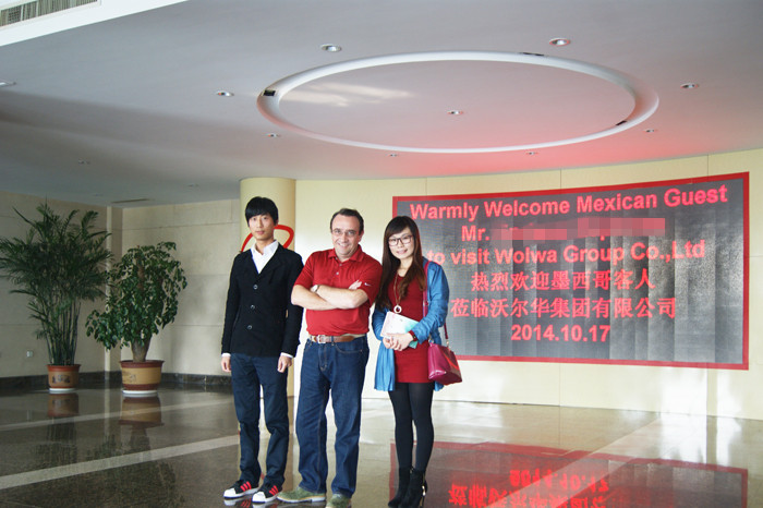 墨西哥客户访问沃尔华集团