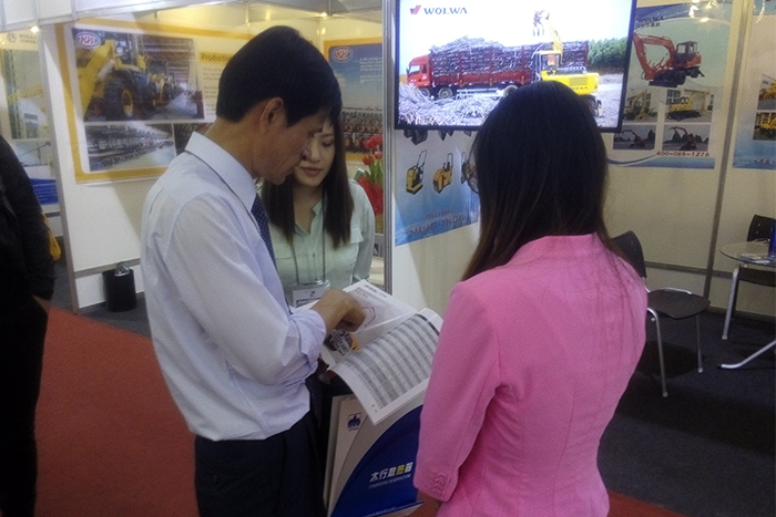 沃尔华集团参加2015巴西国际工程机械展会 沃尔华集团参加2015巴西国际工程机械展会