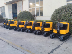 沃尔华集团一批小型挖掘机出口欧洲市场