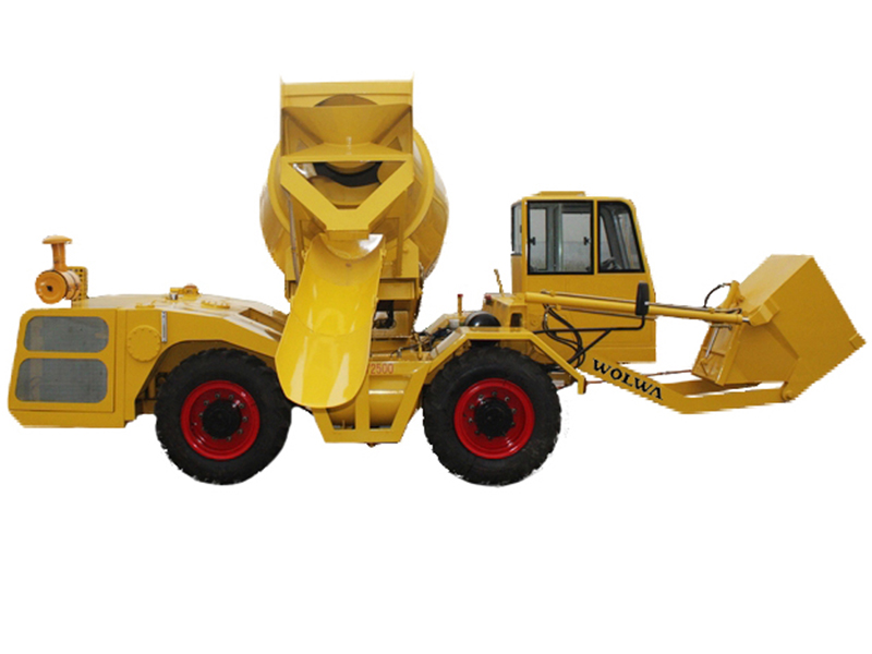 流动式搅拌车实物图2 流动式搅拌车实物图2