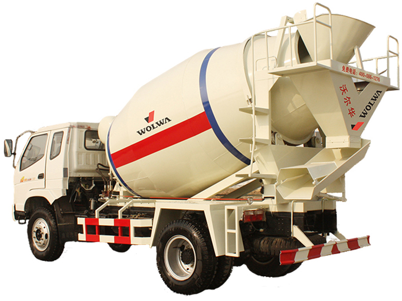 6立方混凝土搅拌运输车实物图2 6立方混凝土搅拌运输车实物图2