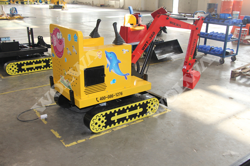 沃尔华超仿真儿童挖掘机